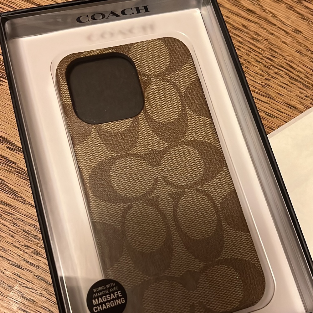 Authentic Coach phone case for iPhone 13 Pro